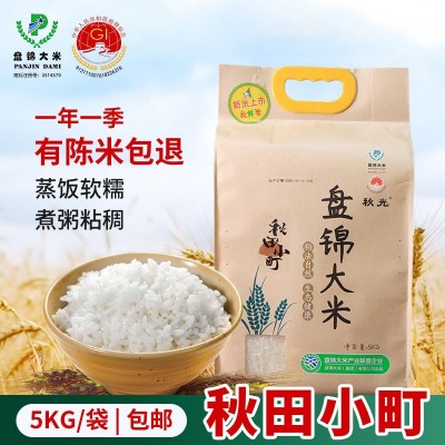 2021年新米袋装盘锦大米批发 东北碱地香米10斤装礼品大米珍珠米