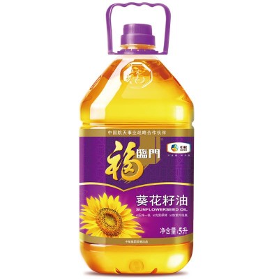 中粮福临门压榨葵花籽油5L1.8L食用油