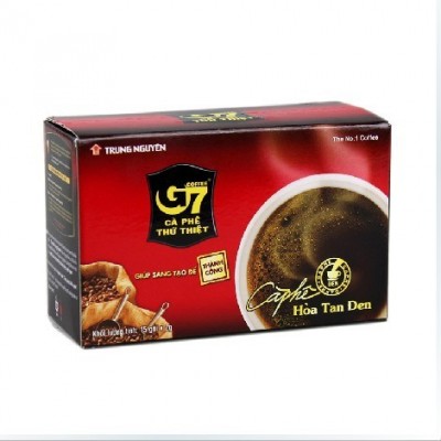 g7黑咖啡30g越文版纯咖啡无糖咖啡15小包/盒速溶24盒批发
