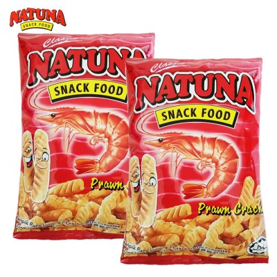 【样品】NATUNA呐嘟娜 马来西亚进口 虾条 60g/袋 追剧零嘴零食
