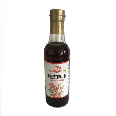 燕庄400ml*12瓶两芝chun芝麻油100%纯芝麻制取 餐饮优选