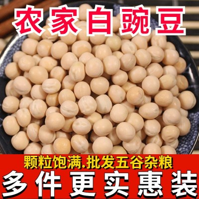 白豌豆批发 农家自种豌豆 新生豌豆干豌豆 可发苗芽煮粥