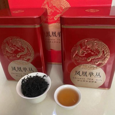 广东特产蜜兰香乌龙茶罐装礼盒茶叶凤凰单枞散装加工铁罐包装