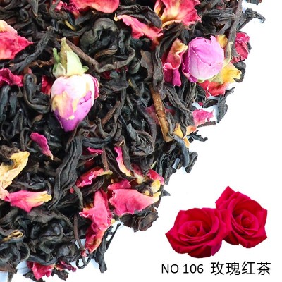玫瑰红茶散装批发 经典花香红茶商家茶饮外贸一手货源