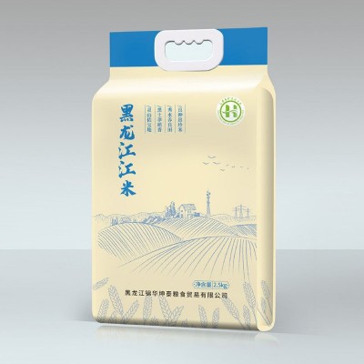 锦华坤泰2023新白糯米真空包装2.5kg包粽子糕点原料黑龙江江米