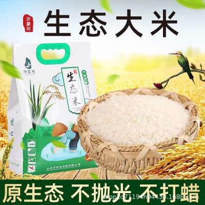 新米原生态虾田大米初级打磨米粒均匀洁白批发年货大米