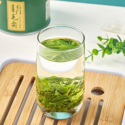 绿茶茶叶新茶浓香型耐泡云雾生态茶口粮茶绿茶石门毛尖茶50g