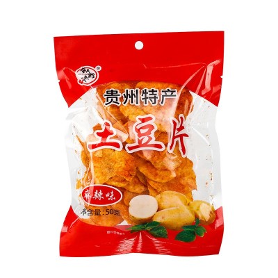 贵州特产麻辣土豆片薯片薯条洋芋片洋芋丝麻辣味网红零食袋装