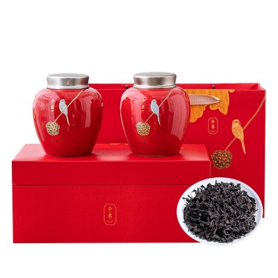 正宗武夷山岩茶浓香型大红袍高档茶叶礼盒茶叶双罐装送礼礼品精选