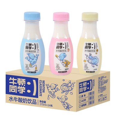 源旺泰新品水牛奶饮品生牛乳发酵酸奶饮品270ml整箱牛奶批发