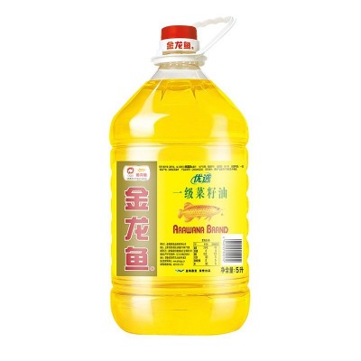 金龙鱼优选一级菜籽油5L健康家用桶装食用油团购福利一件包邮可代