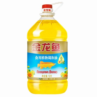 金龙鱼葵花籽食用调和油5L桶装清香型植物油食用油厨房粮油家用油